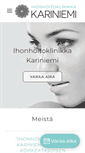 Mobile Screenshot of klinikkakariniemi.fi